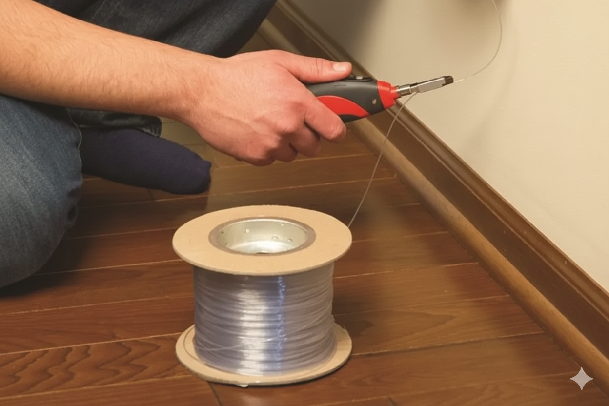 Hvernig á að setja upp Ftth Invisible ljósleiðarasnúru?