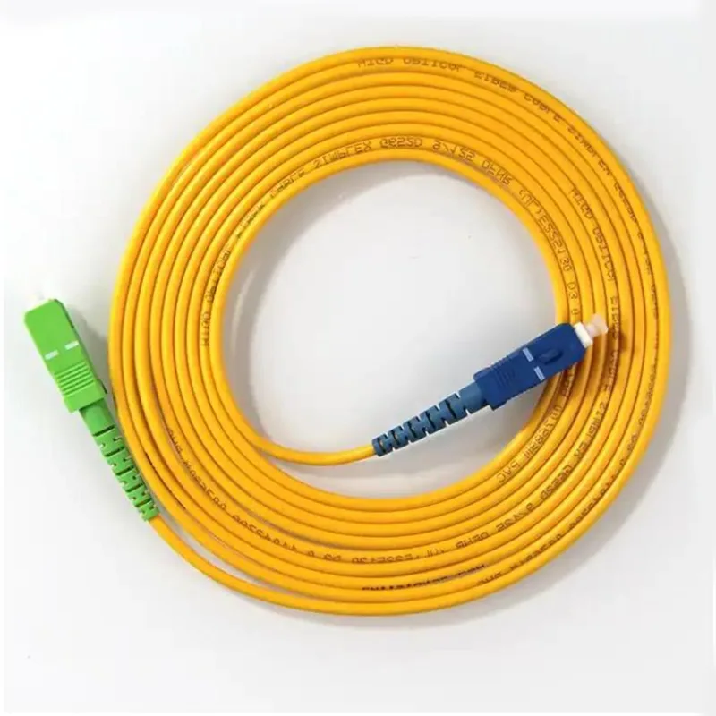 3mm kringlótt snúru SC/APC- SC/UPC plásturssnúrur
